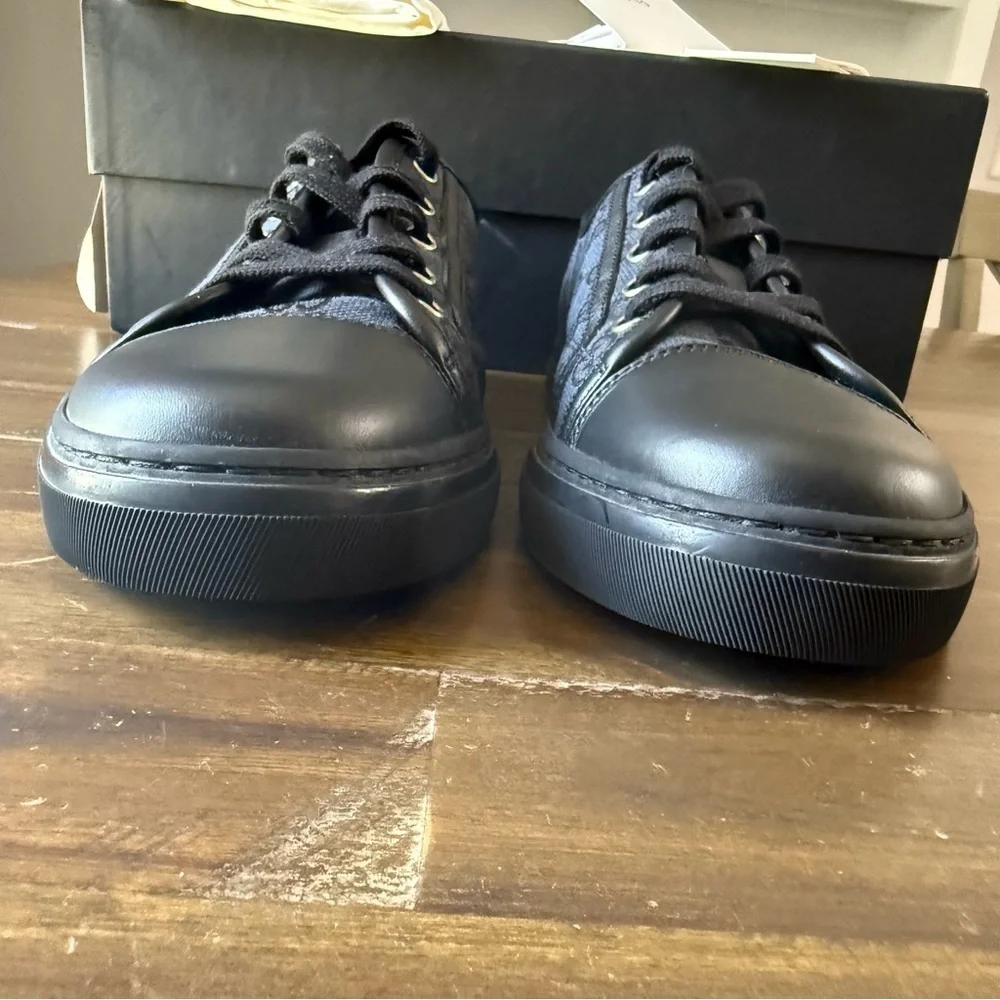 Gucci GG Canvas Low ‘Gray Black’ Shoes